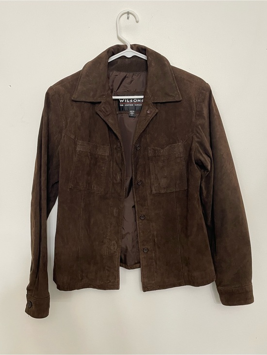 Wilson Jackets & Blazers - Wilson Brown Suede Leather Jacket